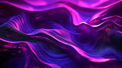 Obraz premium Abstract Wavy Purple Background