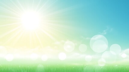 A simple background with a light, soft blue gradient, flecked with gentle white bokeh effects that evoke the feeling of Easter joy.