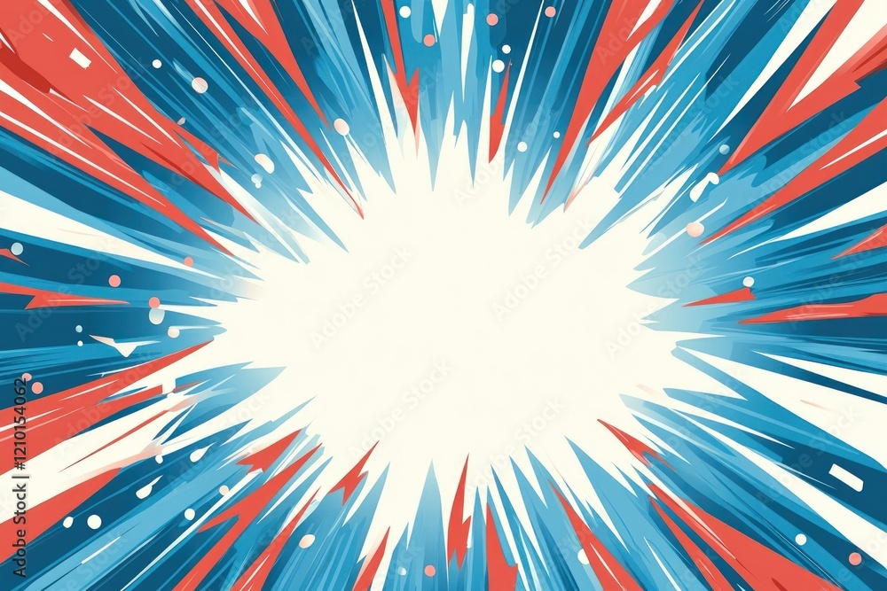 Poster lightning bolts radiating graphics background dynamic