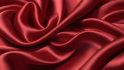 Obraz premium Smooth, flowing satin waves in 4K resolution, offering a touch of elegance and refinement. Perfect for branding, fashion, and premium visuals that demand a luxurious and polished look.