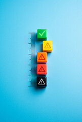 Yellow alert level. Mitigating risks effectively. Importance of monitoring