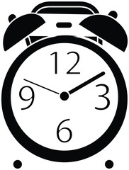 Simple Digital Clock Icon – Modern Design for Technology, Time Management Apps, and Digital Display Branding.