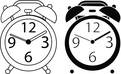 Simple Digital Clock Icon – Modern Design for Technology, Time Management Apps, and Digital Display Branding.