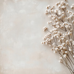 Background with flowers