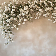 Background with flowers