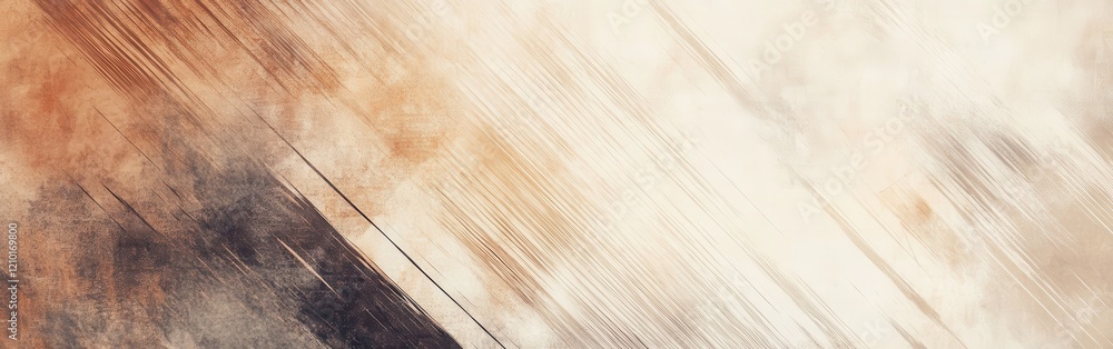 Aufkleber Soft pencil strokes create an abstract background in muted amber tones evoking warmth and tranquility