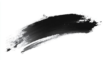 Watercolor brush stroke on a white background, high resolution