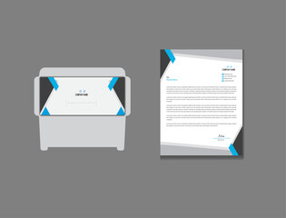 Clean creative envelope and letterhead design