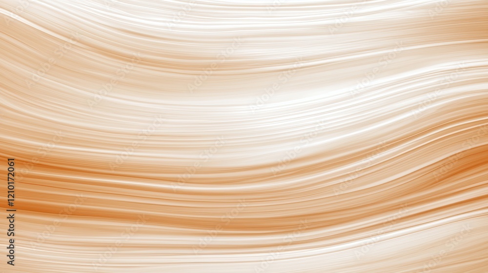 Poster smooth, flowing texture in warm beige tones creates calming background. ideal for design projects ne