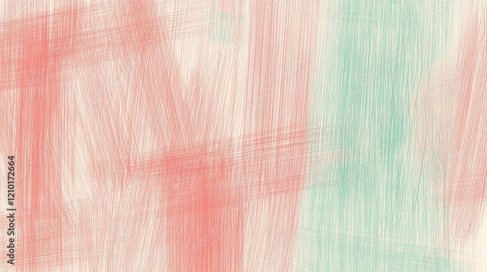 Aufkleber minimalist pencil strokes backdrop in pastel colors with thin lines for creative projects and backgr