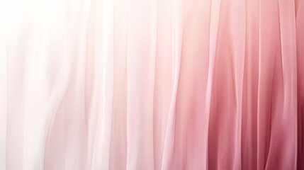 Sheer Fabric Drapes in a Pink Gradient