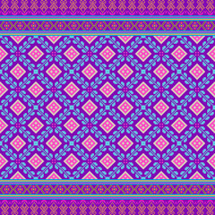 Beautiful seamless pattern design by geometric 