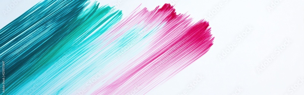 Aufkleber bold strokes of color on a clean white background showcasing artistic expression and vibrant creativ