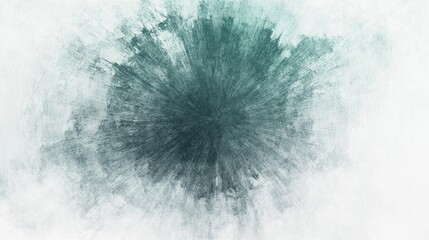 Abstract pencil strokes create a dynamic and expressive composition with intricate textures in a muted green palette