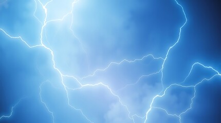 lightning in the sky. 