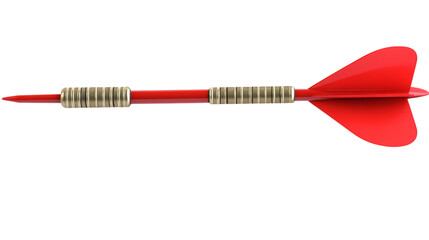 Red dart arrow