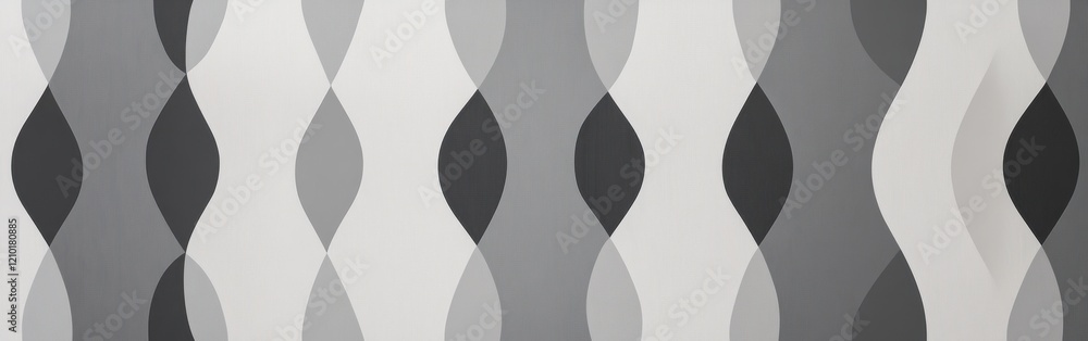 Poster sleek monochrome pattern of varying shades in a contemporary design for modern interiors and creativ
