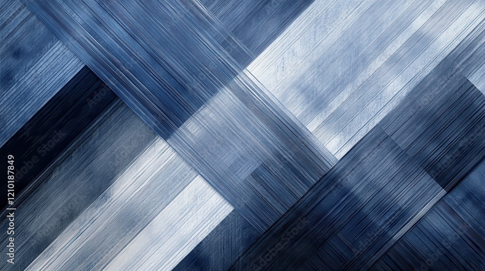 Poster Gradient of subtle pencil strokes showcases a minimalist aesthetic in muted blue tones with a textured appearance and depth