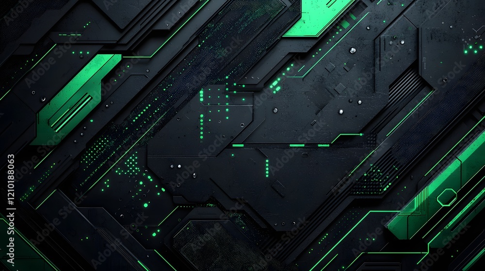 Aufkleber Sleek and modern abstract background with a grungy halftone pattern digital textures and a futuristic hi tech aesthetic  Ideal for various design projects websites