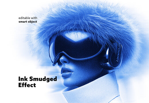 Ink Smudged Photo Effect