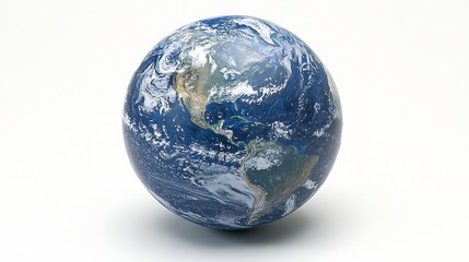 Our Blue Planet:  A mesmerizingly detailed globe captures the essence of planet Earth, showcasing the vast oceans and continents, reminding us of the interconnectedness and beauty of our world.