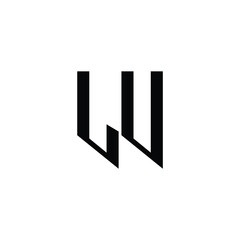 LU monogram logo design letter text name symbol monochrome logotype alphabet character simple logo