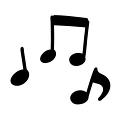 音符　メロディ　シンプルなアイコンセット