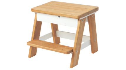 Step stool, isolated on transparent background