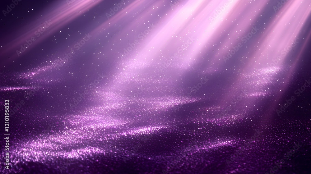 Poster Captivating Purple Gradient Light Rays and Shadow Effects Creating Dynamic and Elegant Abstract Composition  This stunning digital artwork features a blurred