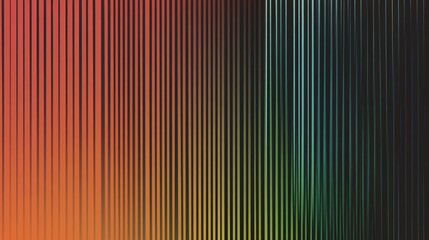 Fototapeta premium Abstract Vertical Stripe Artwork: Warm to Cool Gradient