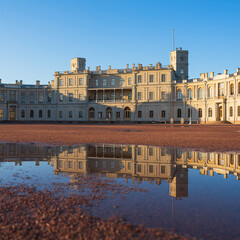 Great Gatchina Palace in Gatchina, Leningrad Oblast, Russia. High quality photo