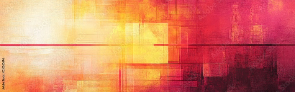 Aufkleber vibrant abstract design showcasing bold colors and dynamic shapes in a harmonious composition
