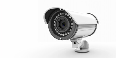 A camera with a white background