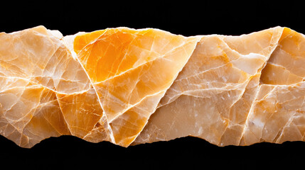 Obraz premium Natural orange marble with unique patterns and textures