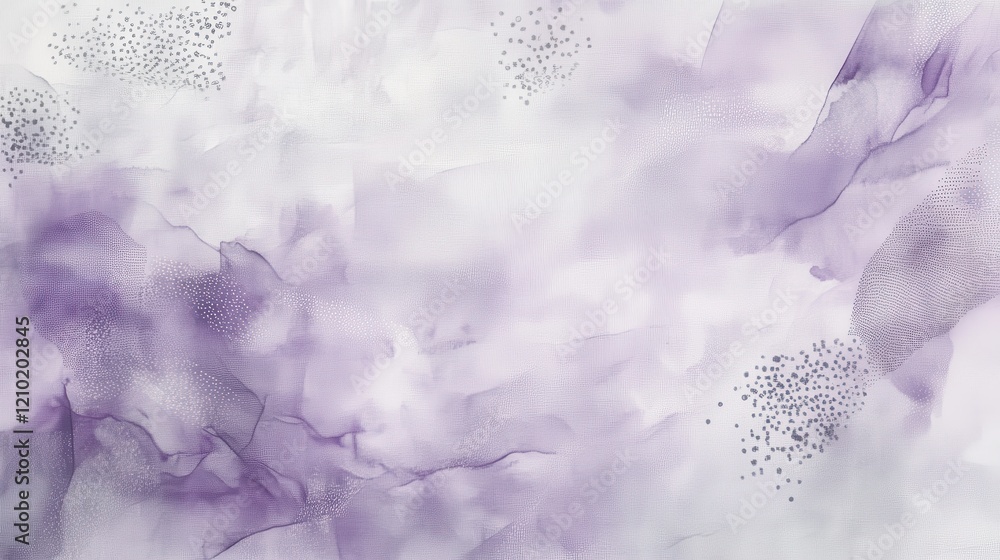 Aufkleber Soft lavender hues blend with gentle pencil strokes creating a calming abstract background for artistic inspiration