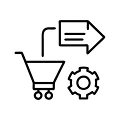 ecommerce conversion icon, ecommerce conversion line art - simple line art of ecommerce conversion, perfect for ecommerce conversion logos and icons