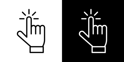 Easy to use vector icon in thin line style