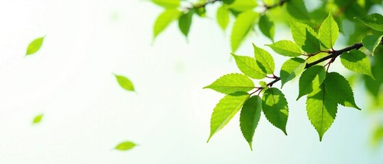 Obraz premium Spring Allergy Season - Pollen-Filled Air, Lush Branches