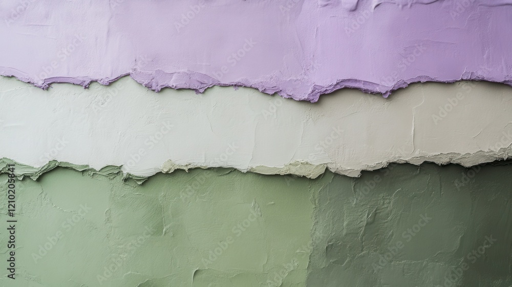 Aufkleber Soft gradient background with layered colors transitioning from purple to green creating a calming visual effect