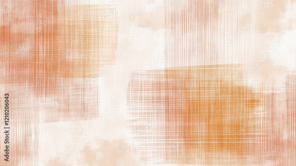 Aufkleber Soft textured background with smooth pencil strokes and muted warm tones creating a calming atmosphere