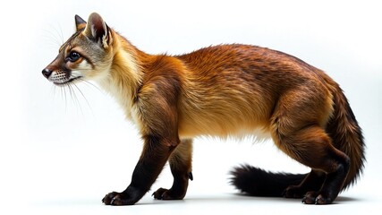 Obraz premium Pine Marten Side View - Wildlife Portrait