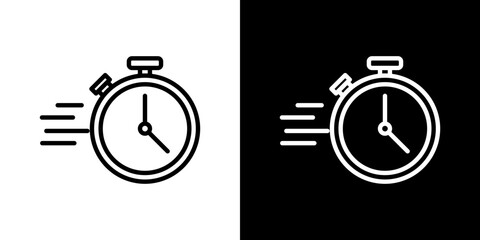 Instant vector icon in thin line style