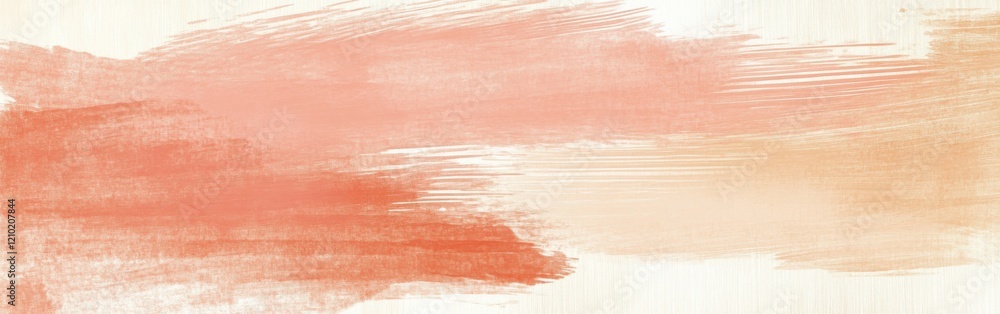 Poster Elegant minimalist pencil strokes in warm tones create a serene and inviting background suitable for various artistic applications