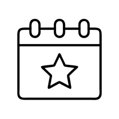 event schedule icon, event schedule line art - simple line art of event schedule, perfect for event schedule logos and icons