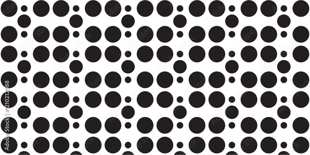 Poster green polka dots fabric abstract pattern background vector
