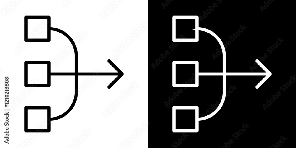 Aufkleber simplify vector icon in thin line style