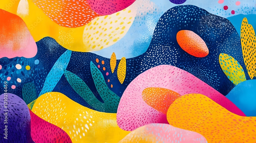 Aufkleber a visually striking and captivating abstract artwork featuring vibrant gradients smooth organic form