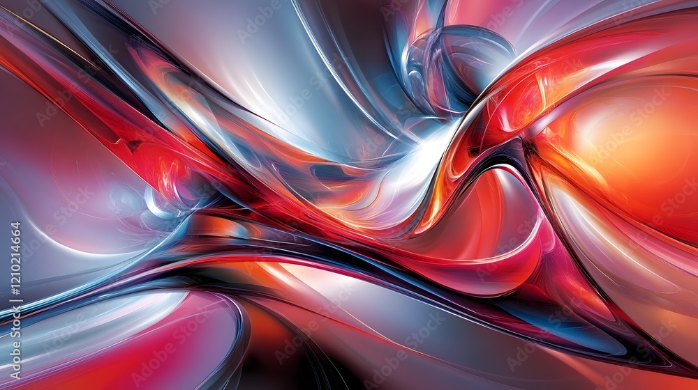 Poster mesmerizing candy inspired abstract artwork featuring bold vibrant gradients glossy smooth forms and