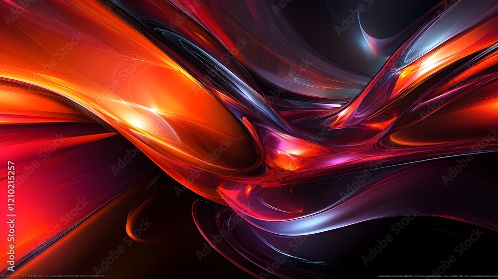 Aufkleber captivating abstract digital art with candy like glossy smooth forms bold gradients and vibrant yout