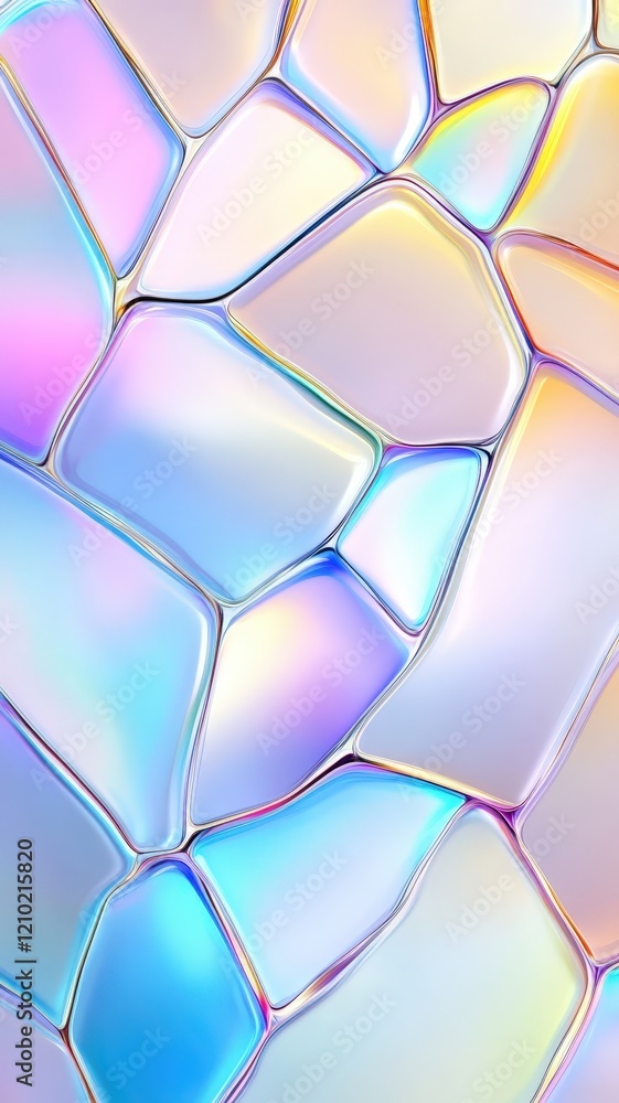 Poster pastel bubbles background abstract shiny with iridescent gleam floating softly, ethereal backdrop ho